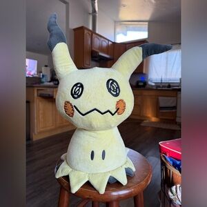 Mimikyu Build-A-Bear Gray and Yellow Plush